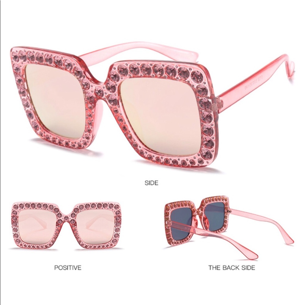 Savage Pink Sunnies with Mirrored Lens